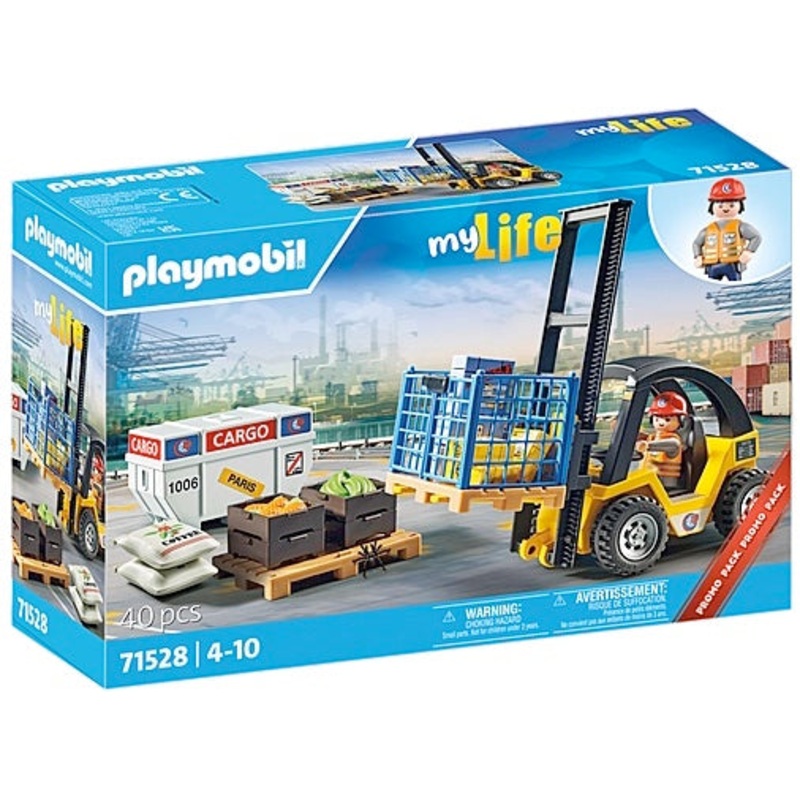 Forklift Truck with Cargo