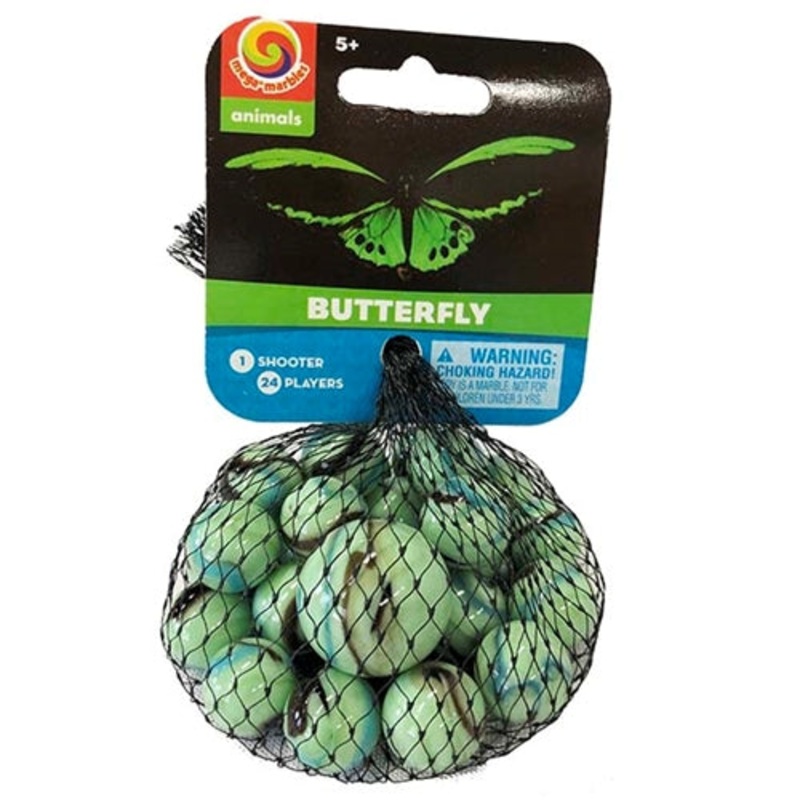 Mega Marbles Butterfly Game Set 25 Piece