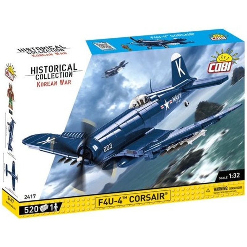 F4-U-4 Corsair Plane Korean War 520pc