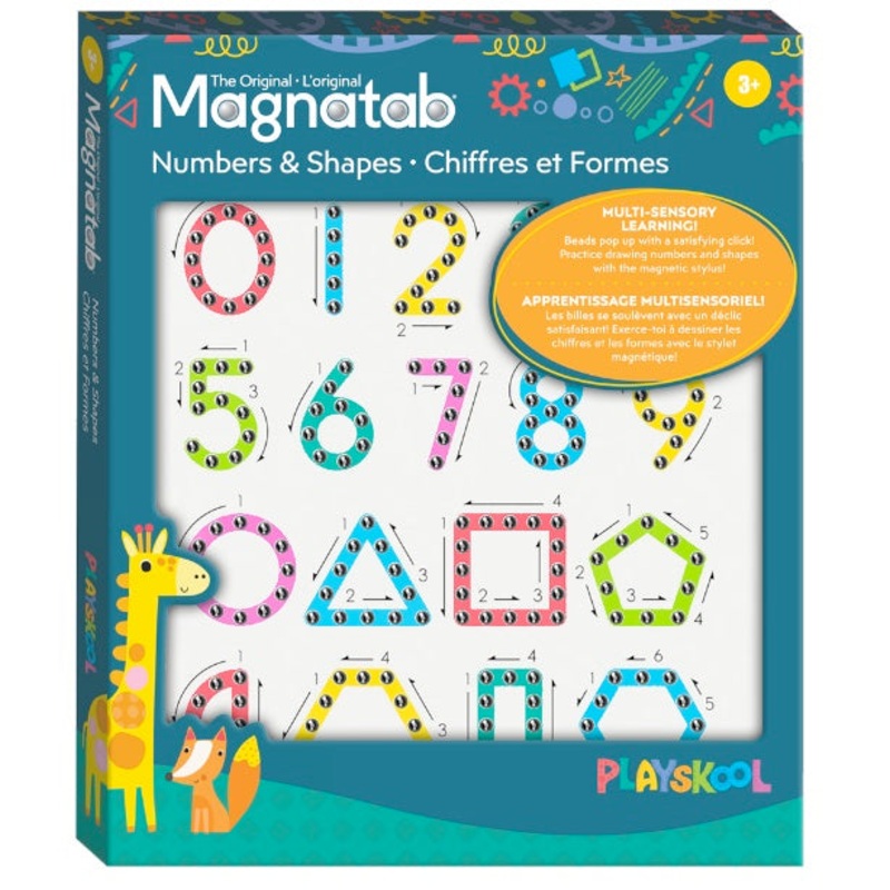 Playskool Magnatab Numbers & Shapes