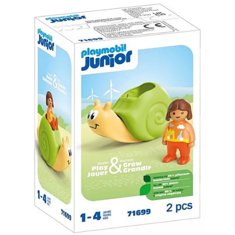 Junior Rocking Snail with Rattle