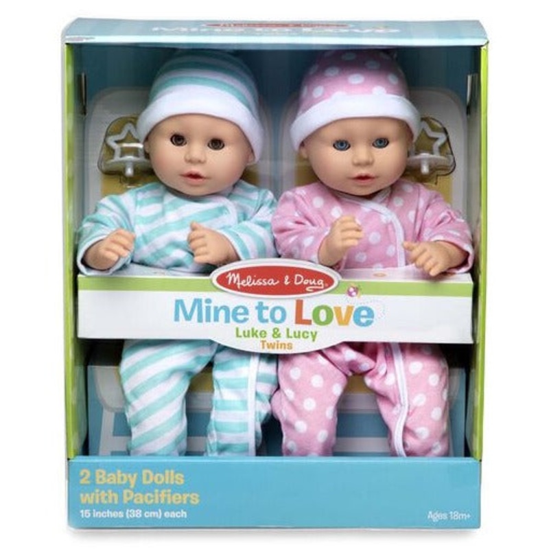 Mine to Love Twins Luke & Lucy Dolls