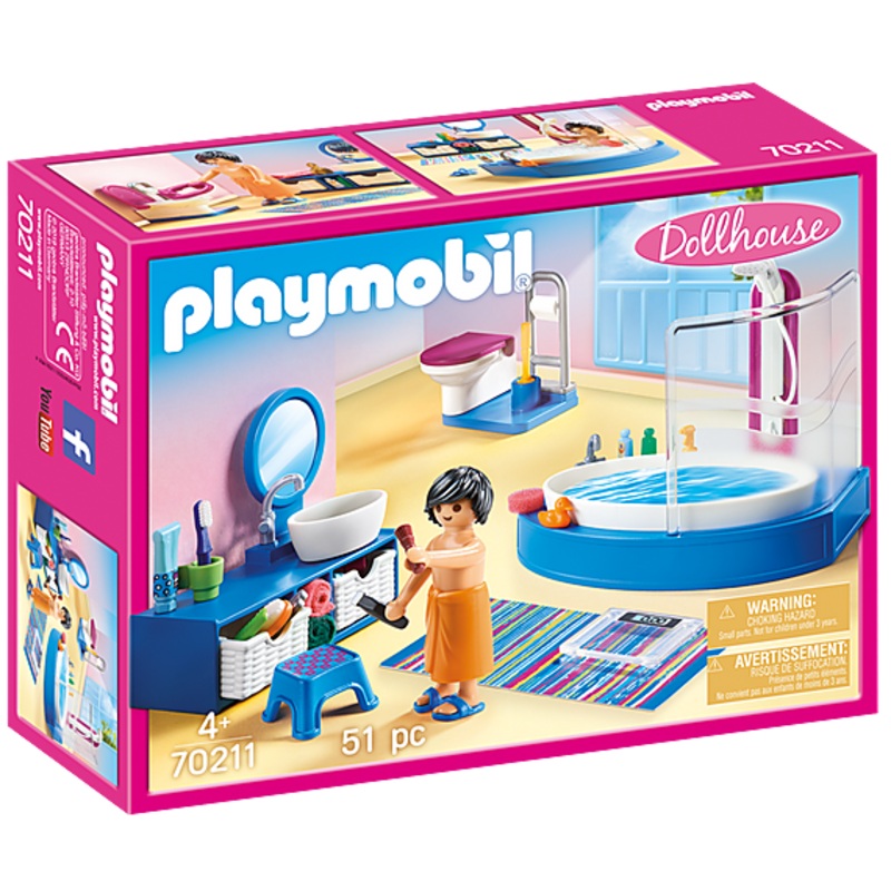 Dollhouse Bathroom with Tub