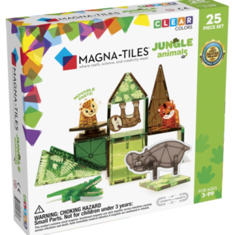 Magna-Tiles Jungle Animals 25-Piece Set