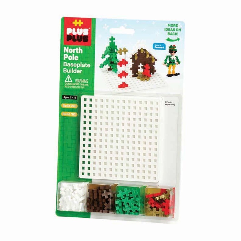 Plus Plus Baseplate North Pole Builder