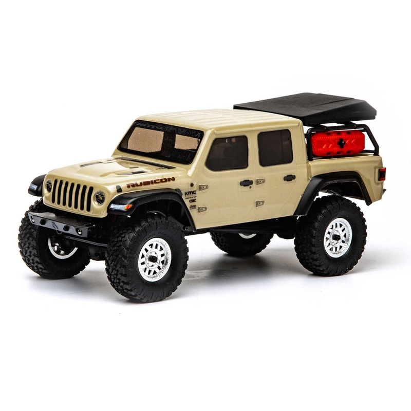 1/24 SCX24 Jeep JT Gladiator 4WD Rock Crawler Brushed RTR, Beige