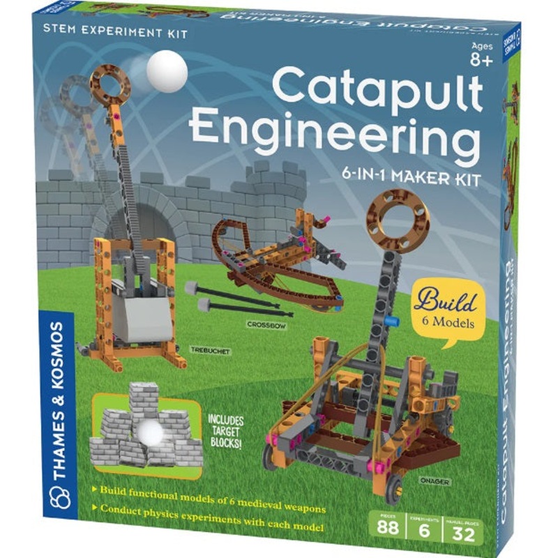 Catapult Engineering: 6-in-1 Maker Kit
