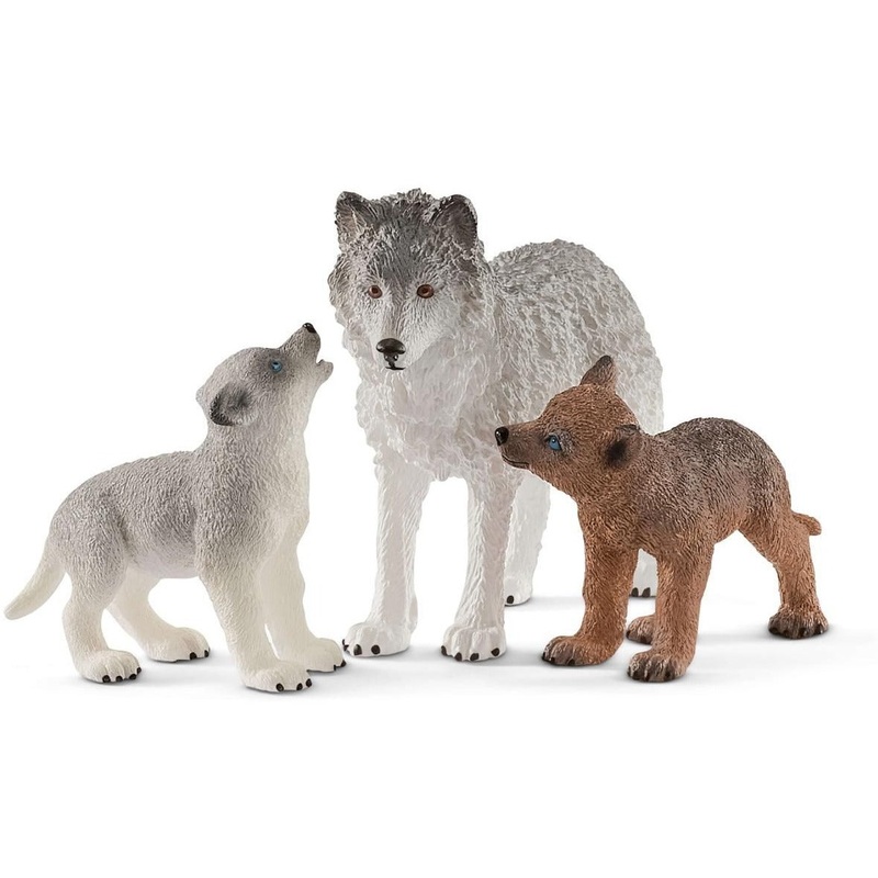 Mother Wolf with Pups