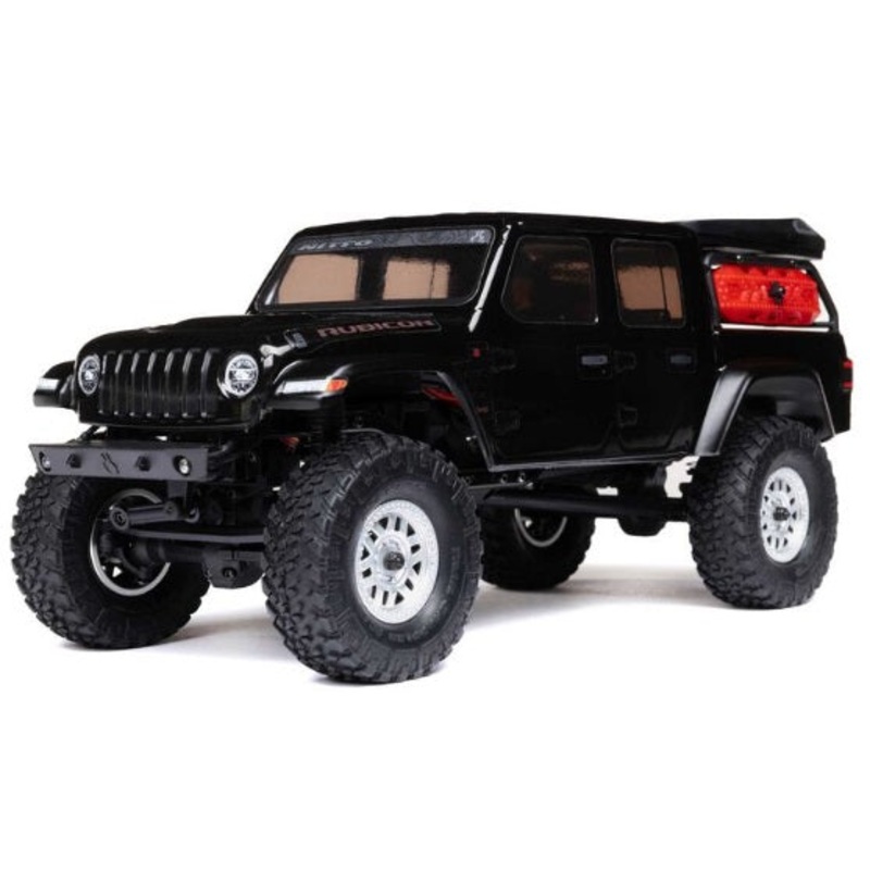 1/24 SCX24 Jeep JT Gladiator 4WD Rock Crawler Brushed RTR Black