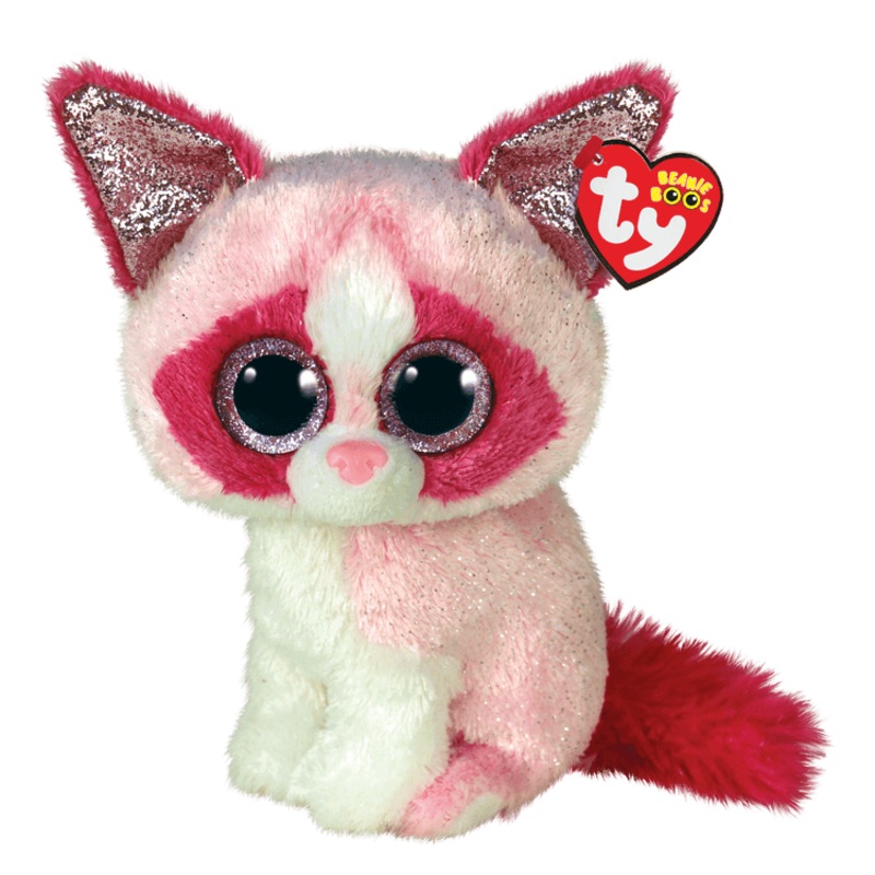 Mai - Pink Valentine Cat - Beanie Boo