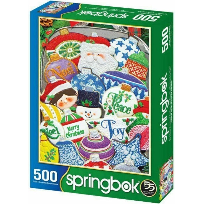 Christmas Ornament Cookies 500pc Puzzle