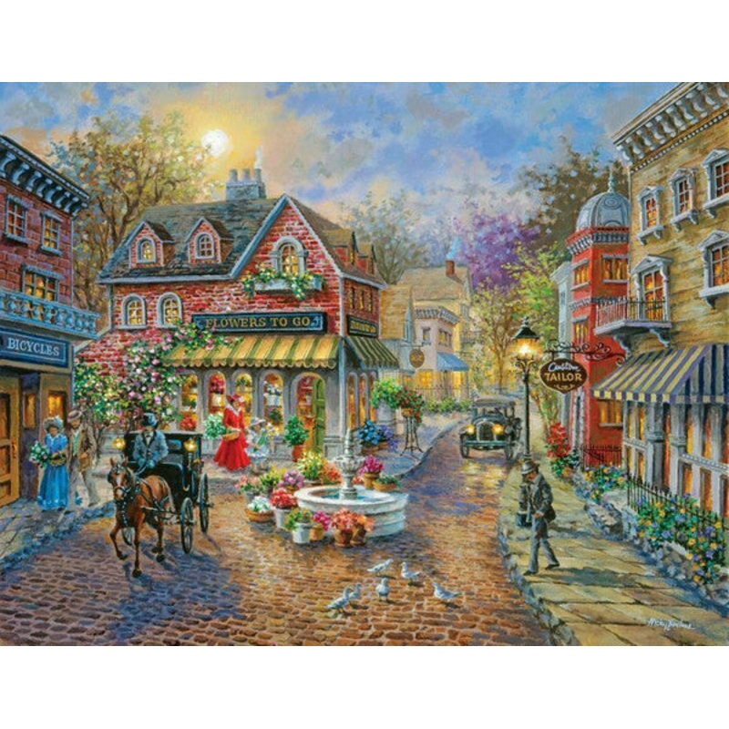 Cobblestone Village 350pc Puzzle