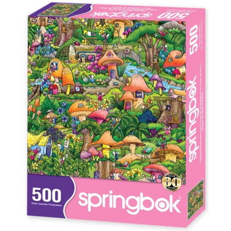 Fairytale Mushroom Forest 500pc Puzzle
