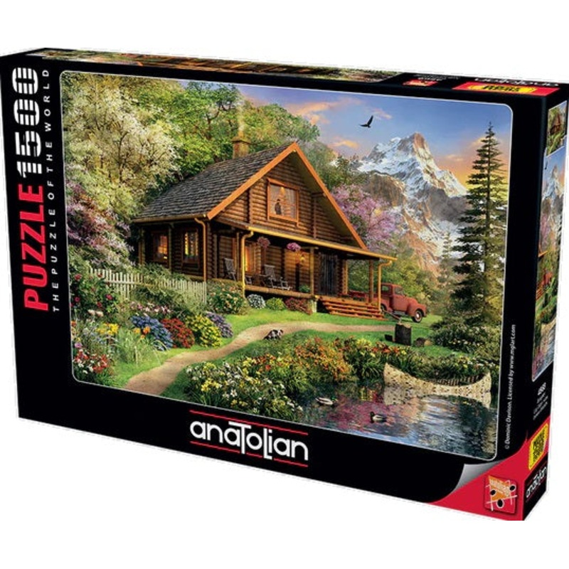 Log Cabin Home 1500pc Puzzle
