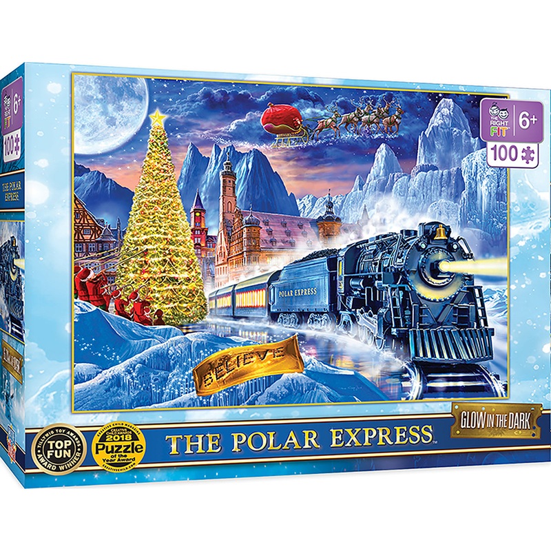 Polar Express Glow in the Dark 100c Puzzle