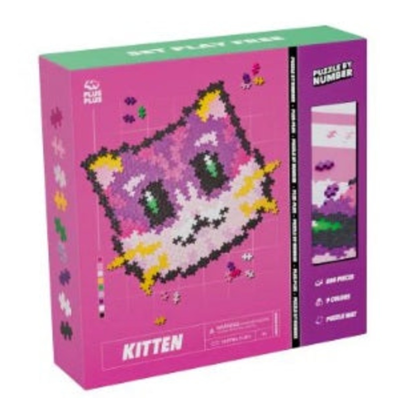Puzzle by Number - 500pc Kitten