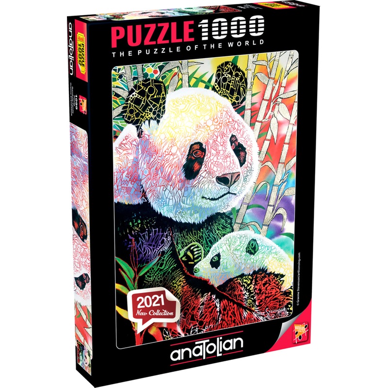 Rainbow Panda 1000pc Puzzle