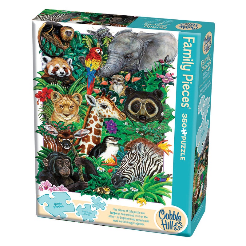 Safari Babies 350pc Family Puzzle