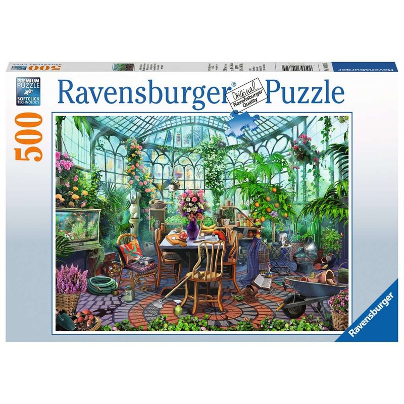 Greenhouse Mornings 500pc Puzzle