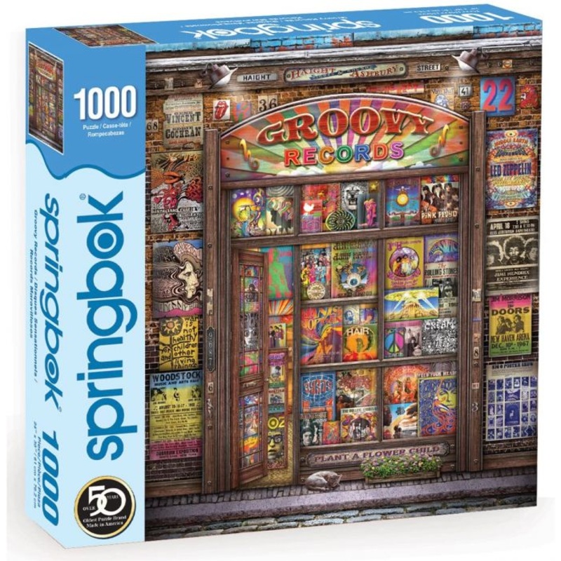 Groovy Records 1000pc Puzzle