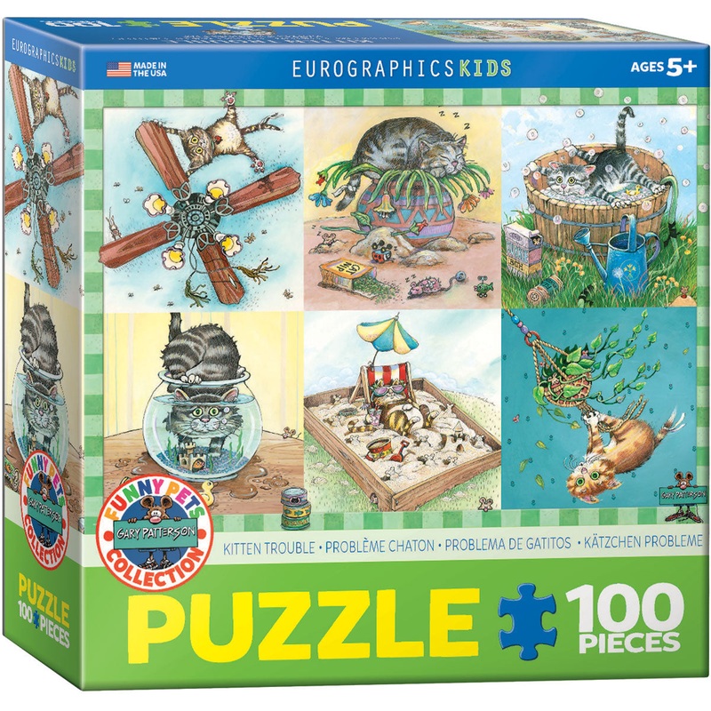 Kitten Trouble 100pc Puzzle