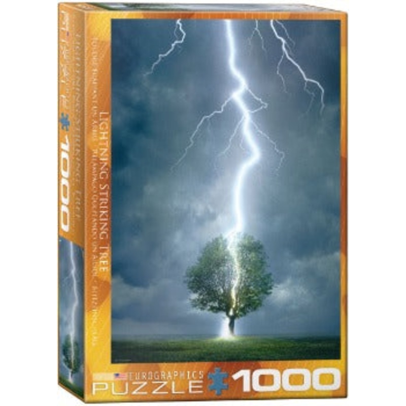 Lightning Striking Tree 1000pc Puzzle