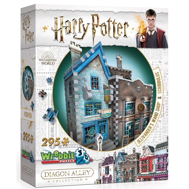 Ollivander's Wand Shop and Scribbulus 3D Puzzle