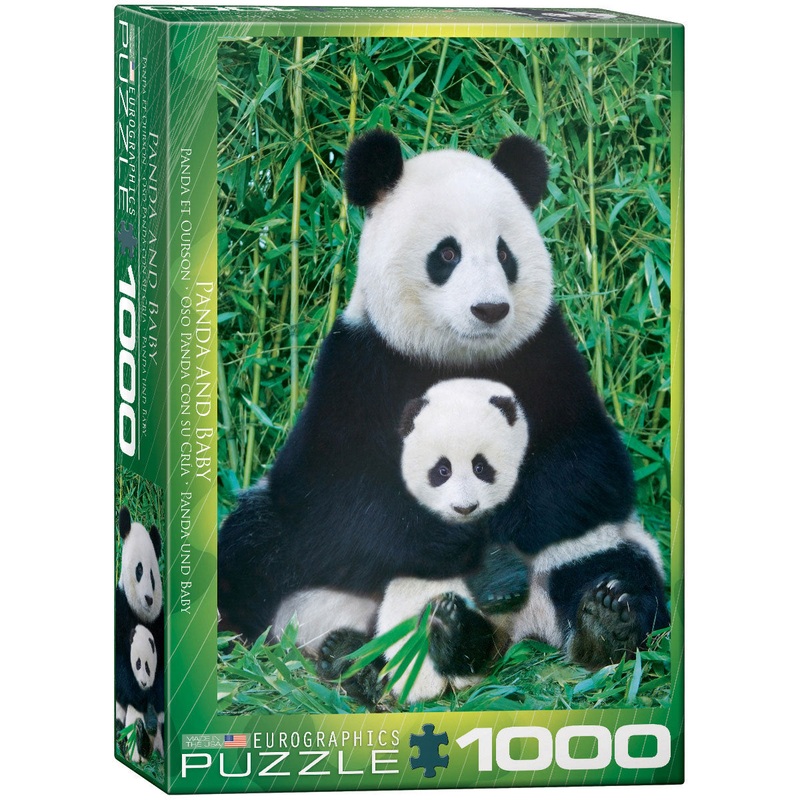 Panda & Baby 1000pc Puzzle