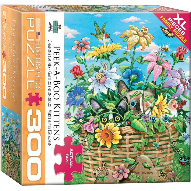 Peek-A-Boo Kittens 300pc XL Piece Puzzle