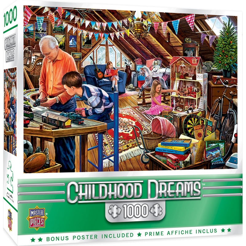 Playtime in the Attic 1000pc Puzzle
