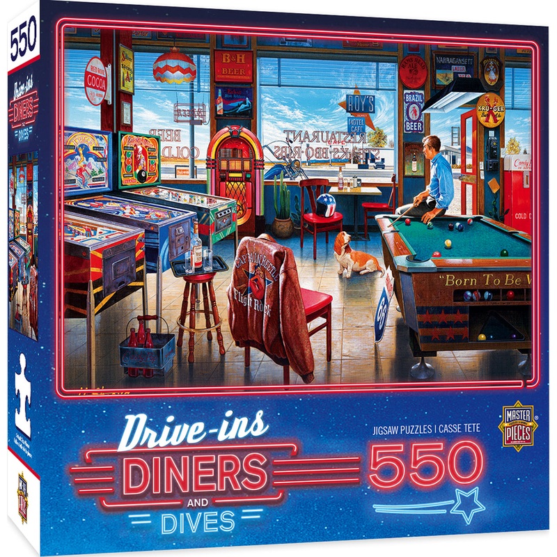 Pockets Pool & Pub 550 Piece Puzzle