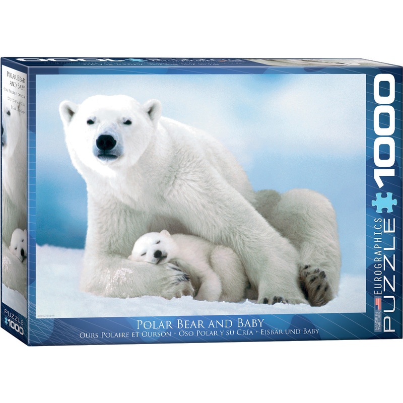 Polar Bear & Baby 1000pc Puzzle
