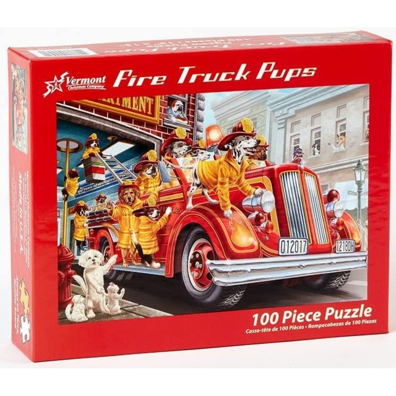 Fire Truck Pups Kids 100pc  Puzzle
