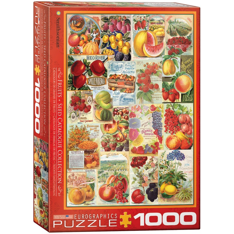 Fruit Seed Catalog Covers 1000pc Puzzle