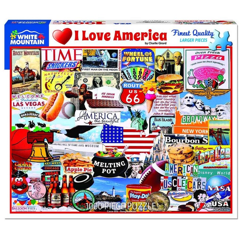 I Love America 1000pc Puzzle