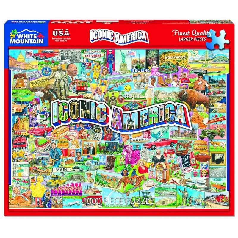 Iconic America 1000pc Puzzle