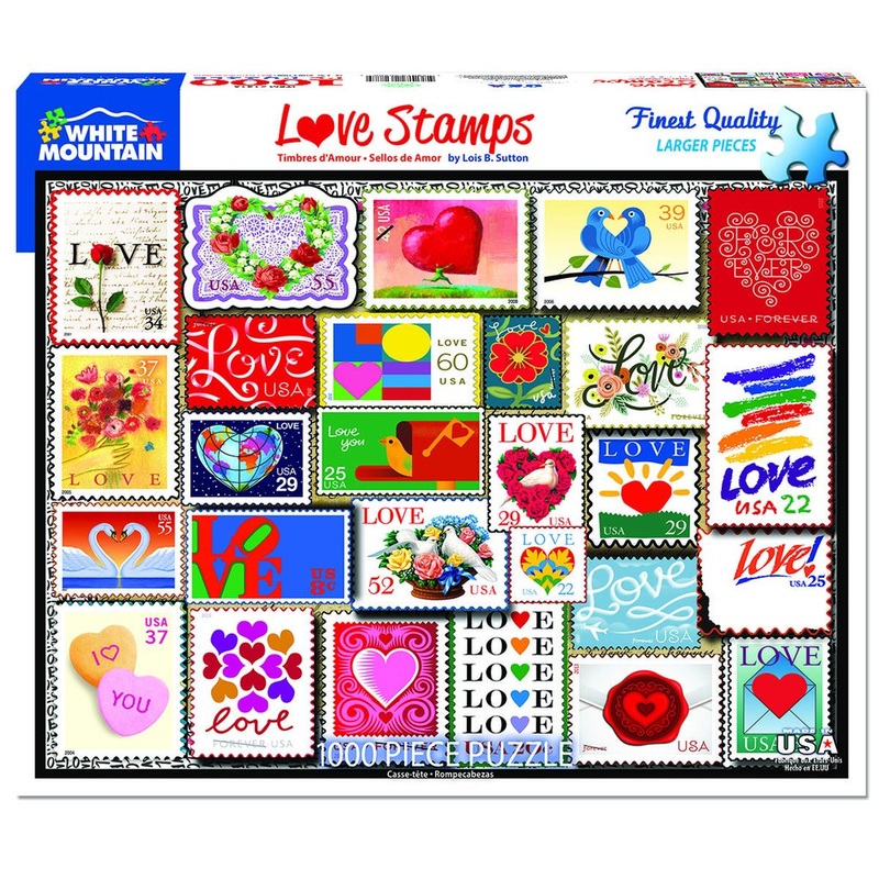 Love Stamps 1000pc Puzzle