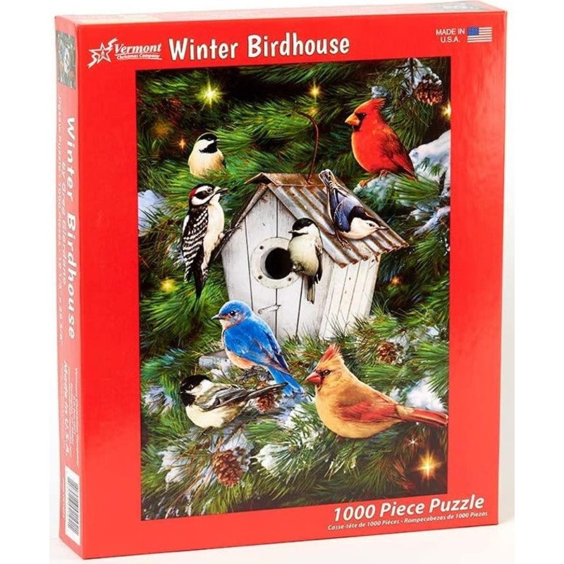 Patriotic Birdhouse 1000pc Puzzle