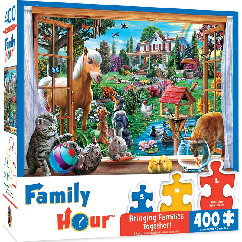 Peeking Through 400pc Puzzle