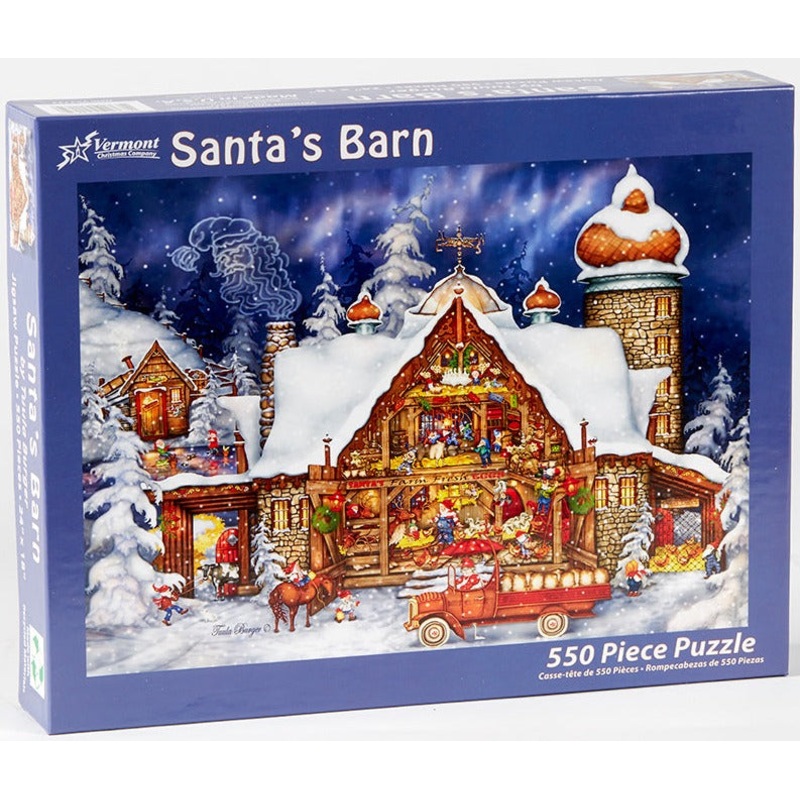 Santa's Barn 550pc Puzzle