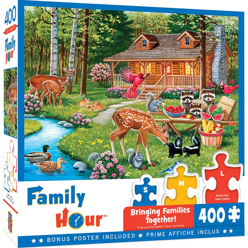 Family Hour Creekside Gathering 400pc Puzzle