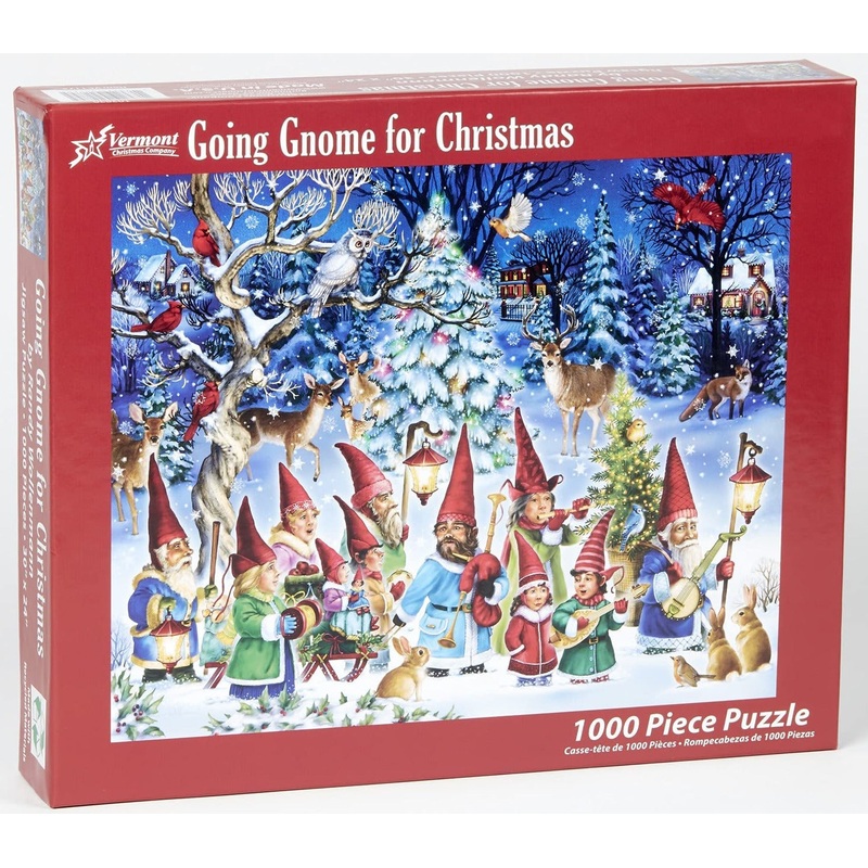 Going Gnome for Christmas 1000pc Puzzle