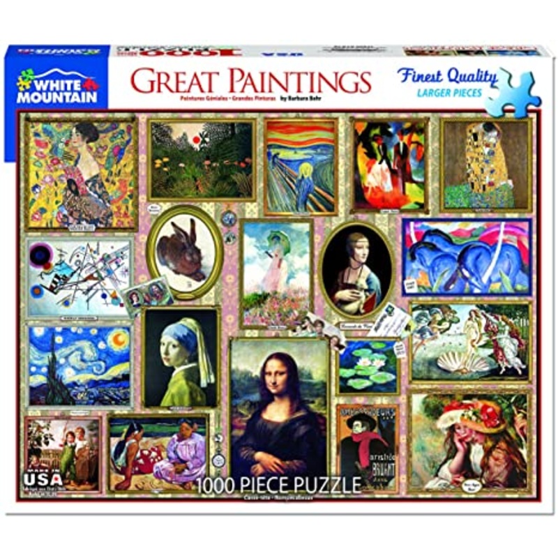 Great Paintings 1000pc Puzzle
