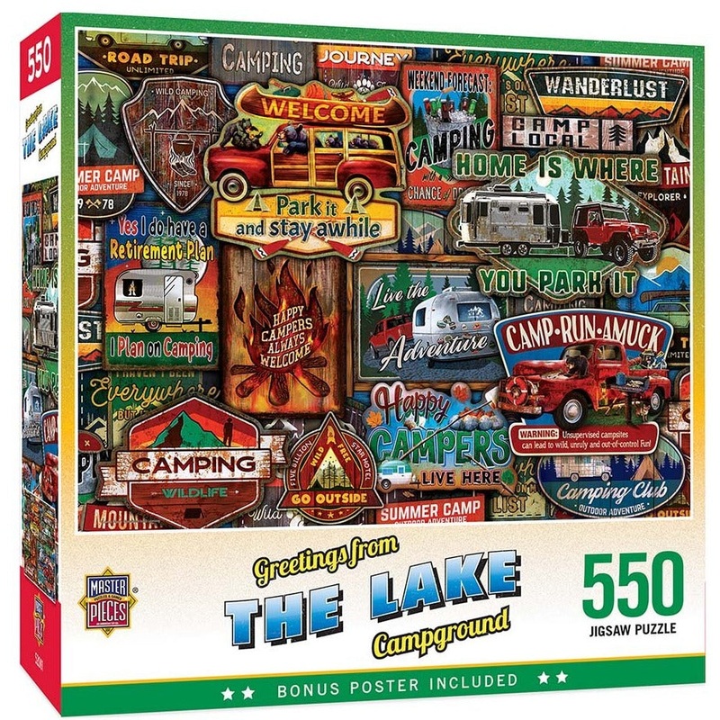 Greetings From - The Lake 550pc Puzzle