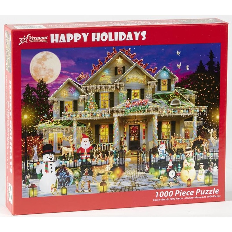 Happy Holidays 1000pc Puzzle