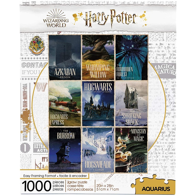 Harry Potter Travel Posters 1000pc Puzzle