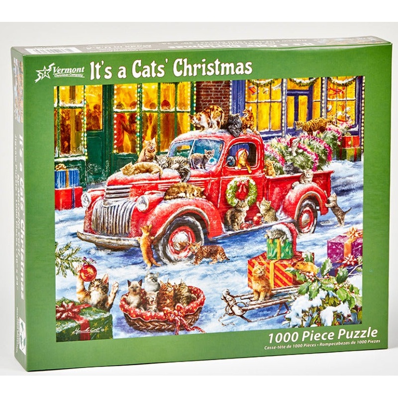 It's a Cats' Christmas 1000pc Puzzle VC1202
