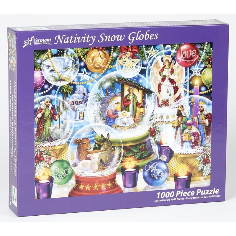 Nativity Snow Globe 1000pc Puzzle
