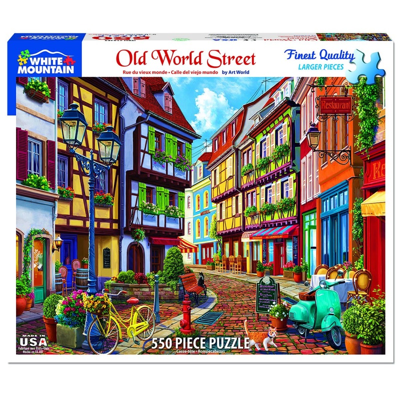 Old World Street 550pc Puzzle