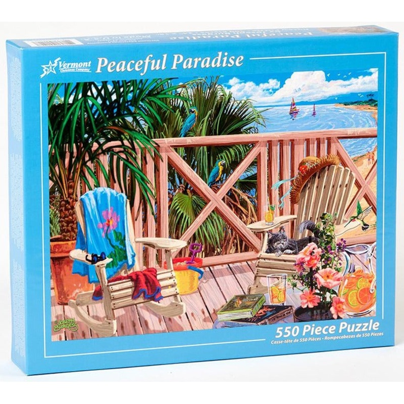 Peaceful Paradise 550pc Puzzle